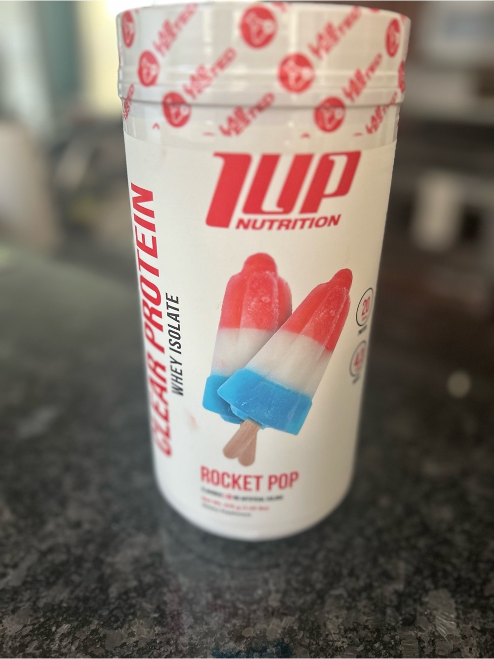 1Up Nutrition Clear Protein in Rocket Pop